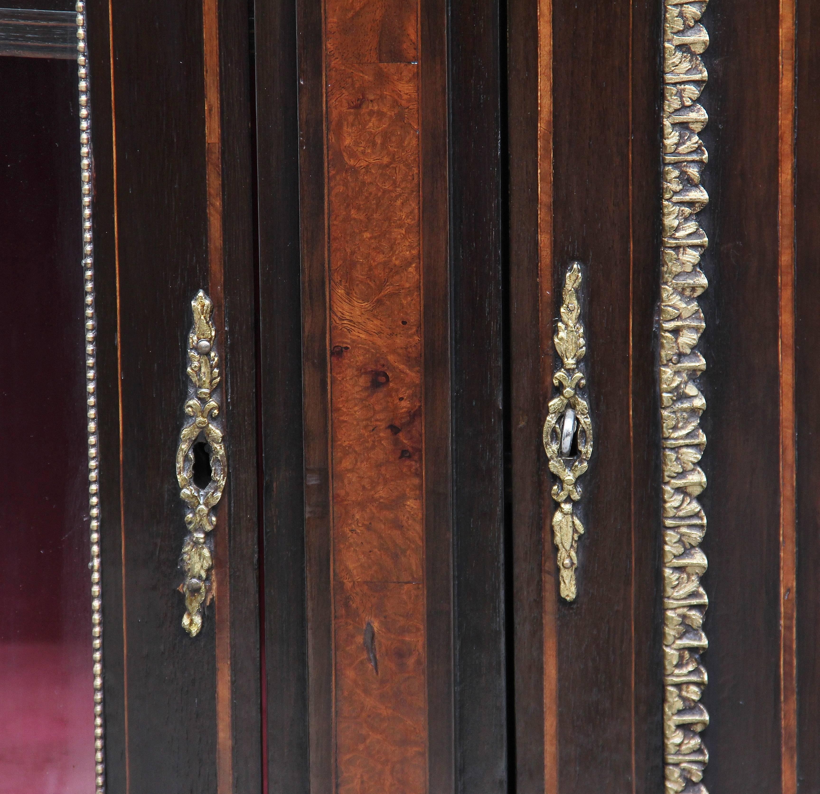 19th Century Ebonised and Inlaid Credenza 4