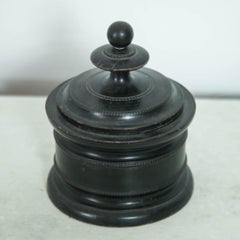 Niederländisches Tabakglas aus dem 19. Jahrhundert, ebonisiert