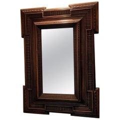 19th Century Ebonised Italian Mirror