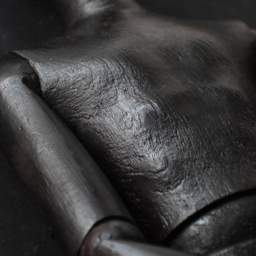 19th century ebonised large-scale artists layfigure in vendita 3