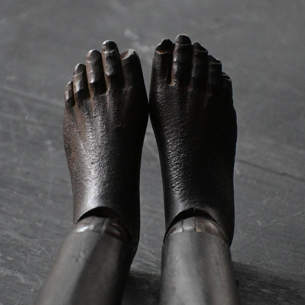 19th century ebonised large-scale artists layfigure in vendita 5