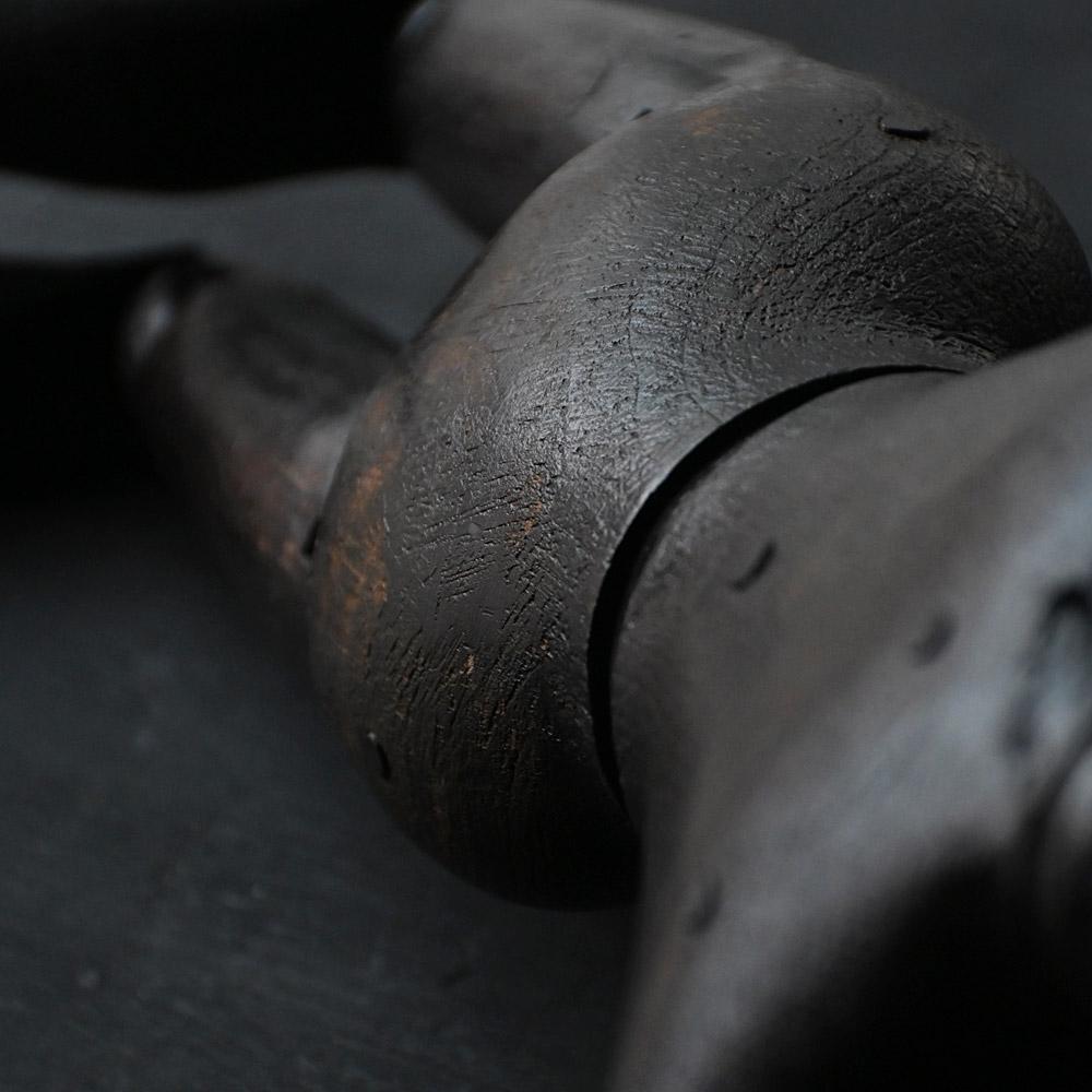 19th century ebonised large-scale artists layfigure in vendita 9
