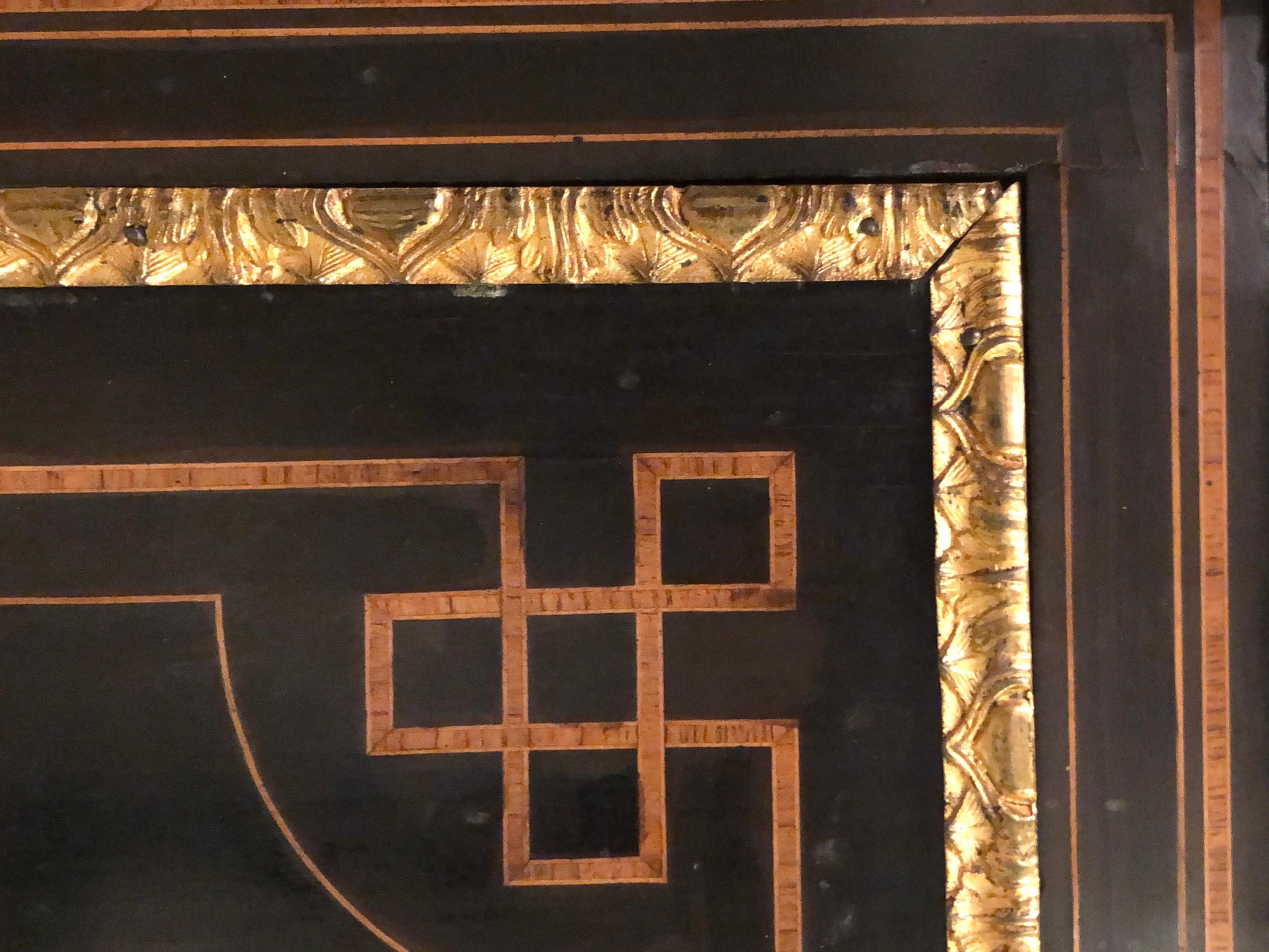 19th Century Ebonized Bronze Mounted Sideboard with Sevres Plaques 7