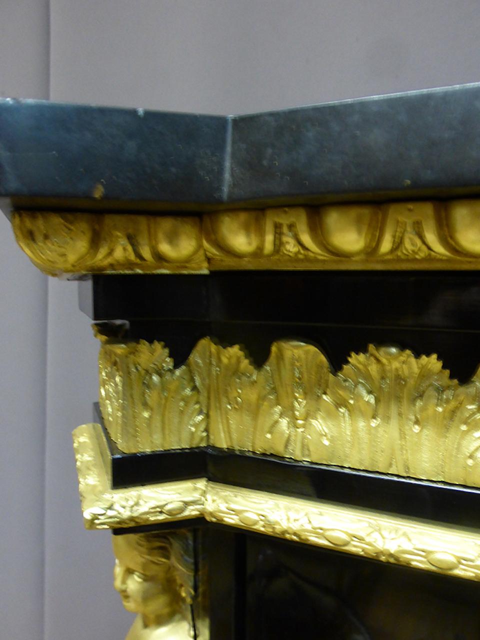 19th Century Ebony and Gilted Bronze Buffet Signed by Befort Jeune 5