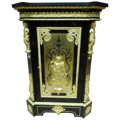 19th Century Ebony and Gilted Bronze Buffet Signed by Befort Jeune