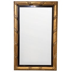 19th Century Ebony and Gold Restoration Mirror