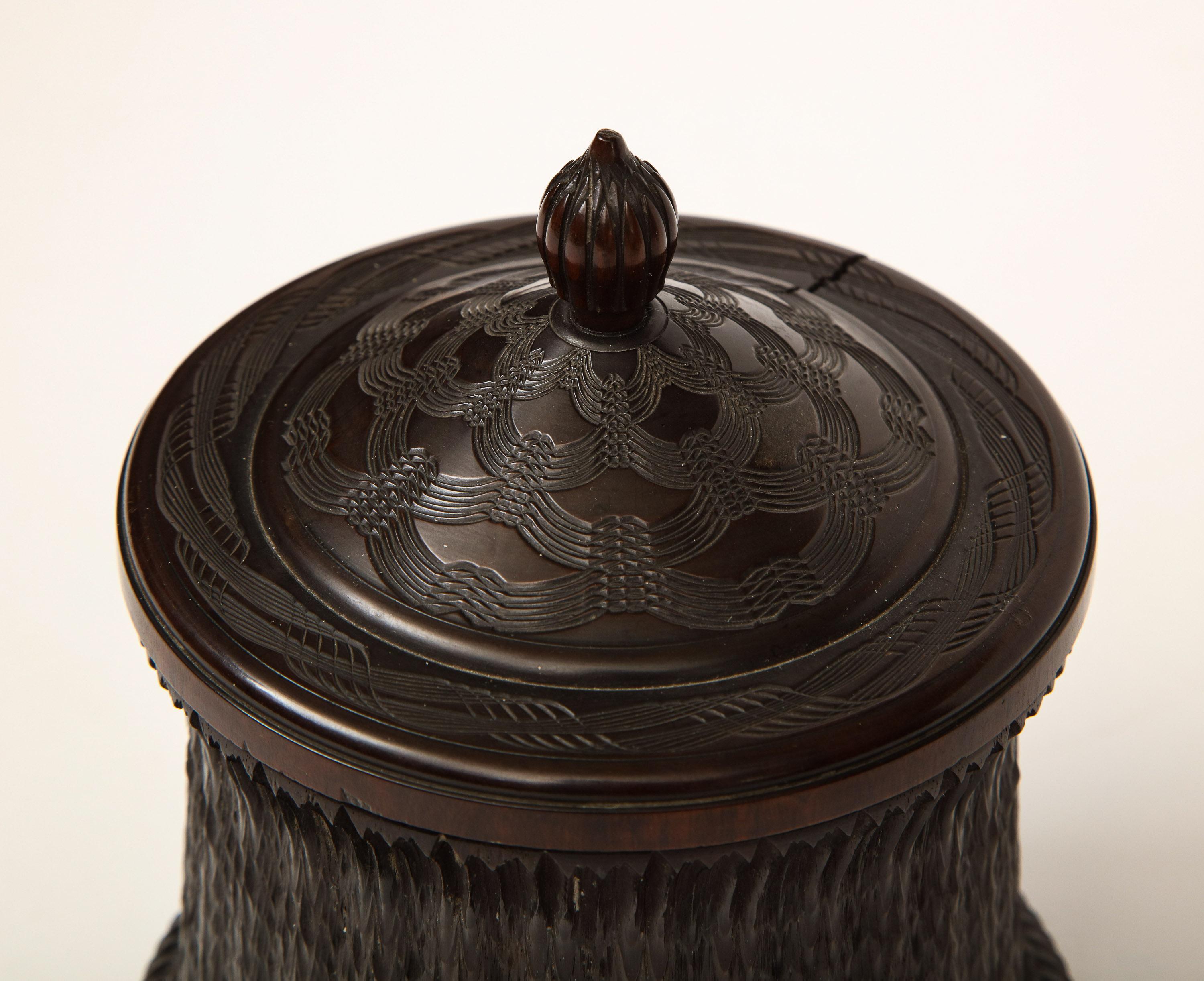 19th Century, Ebony, Anglo-Indian Box For Sale 4