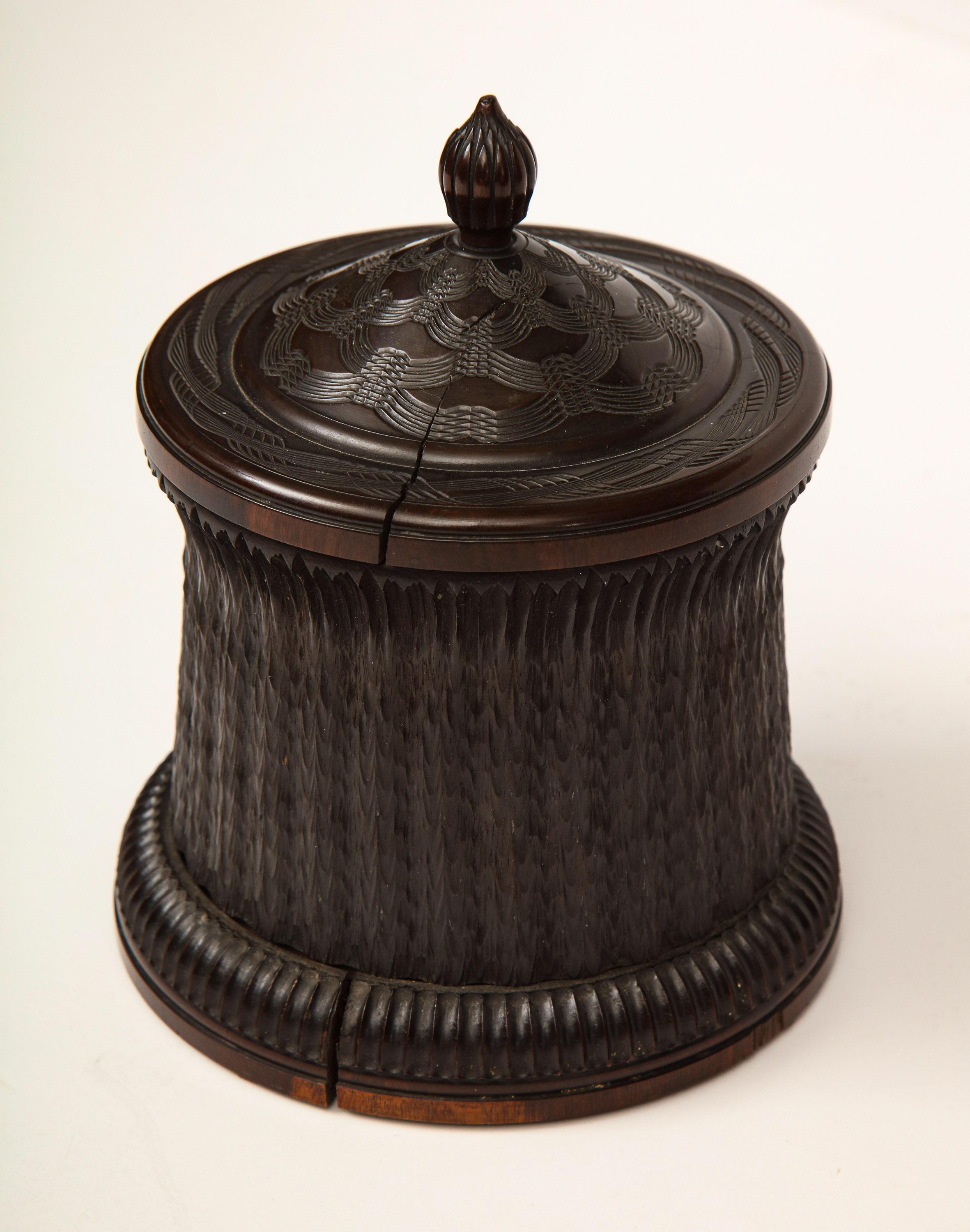 19th Century, Ebony, Anglo-Indian Box For Sale 6