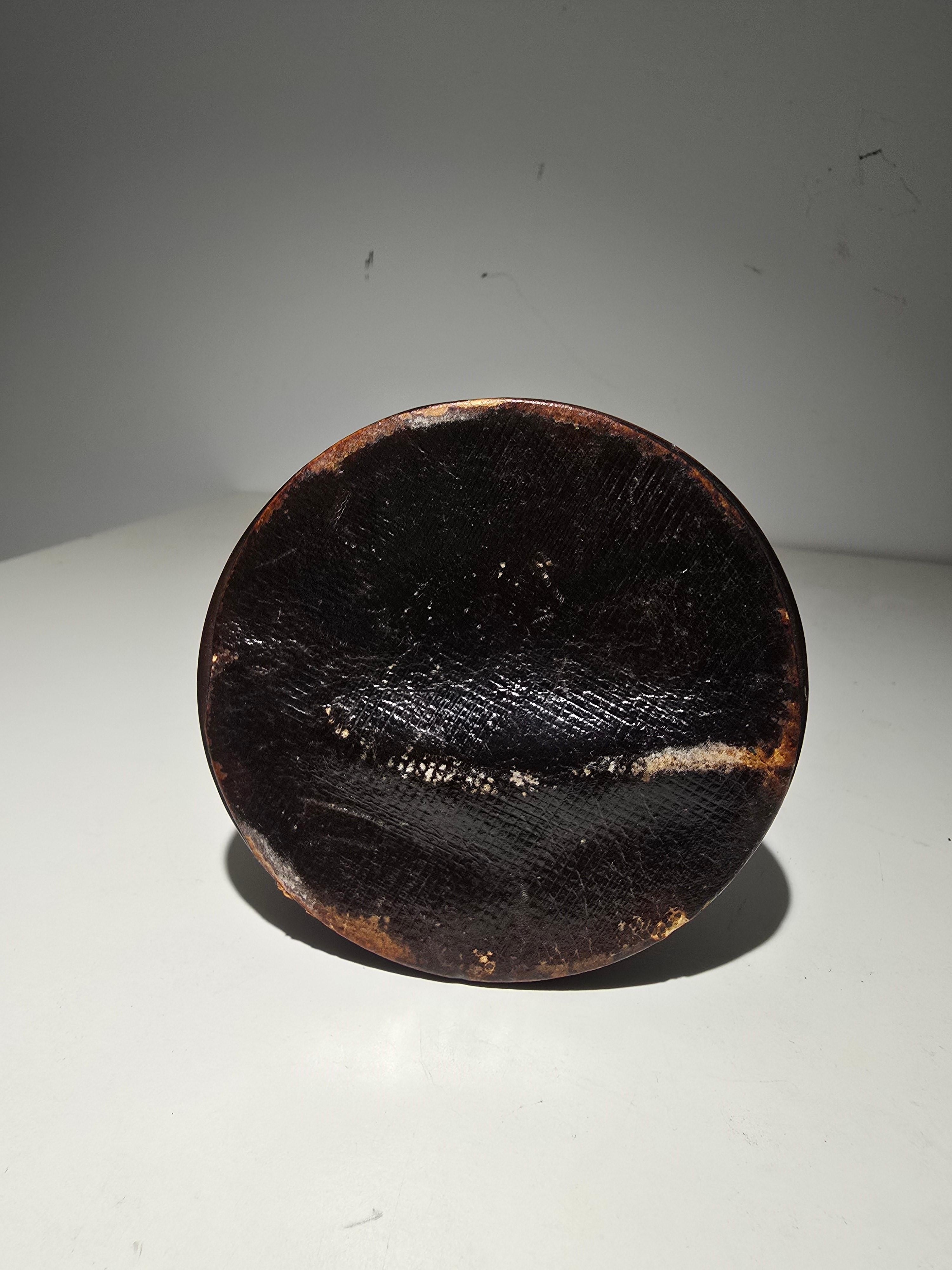 Mid-19th Century 19th Century Ebony Writing Desk Set INKWELL – African Bust Design For Sale
