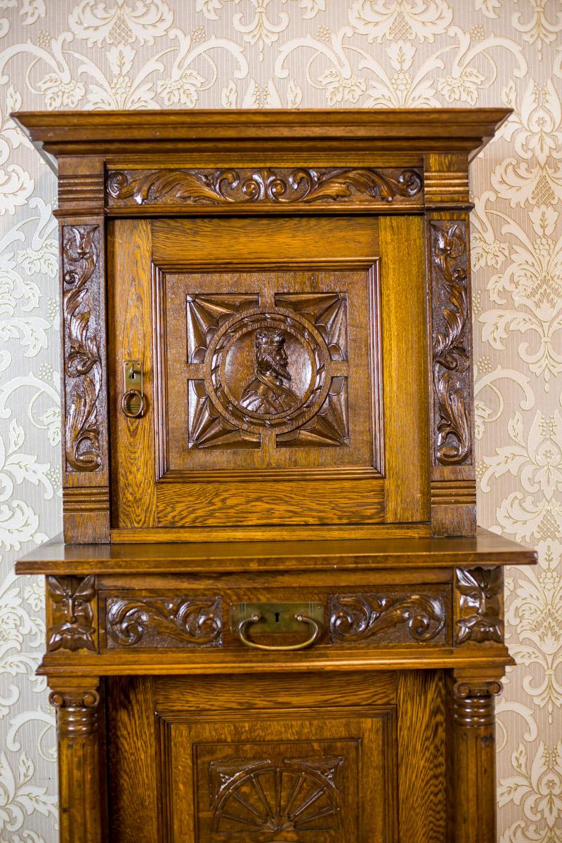 19th Century Eclectic Cabinet with Iconography with Saint George 1