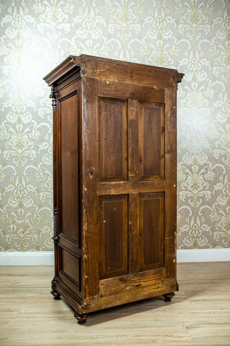 19th Century Eclectic Columnar Cabinet In Good Condition In Opole, PL