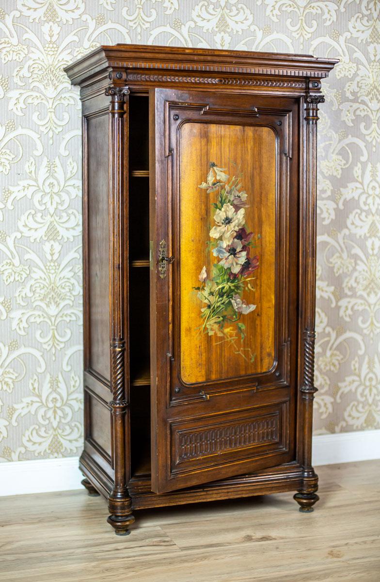 19th Century Eclectic Columnar Cabinet 1