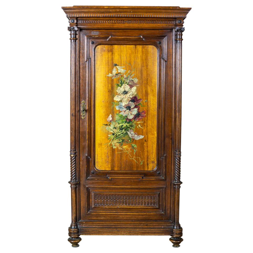 19th Century Eclectic Columnar Cabinet