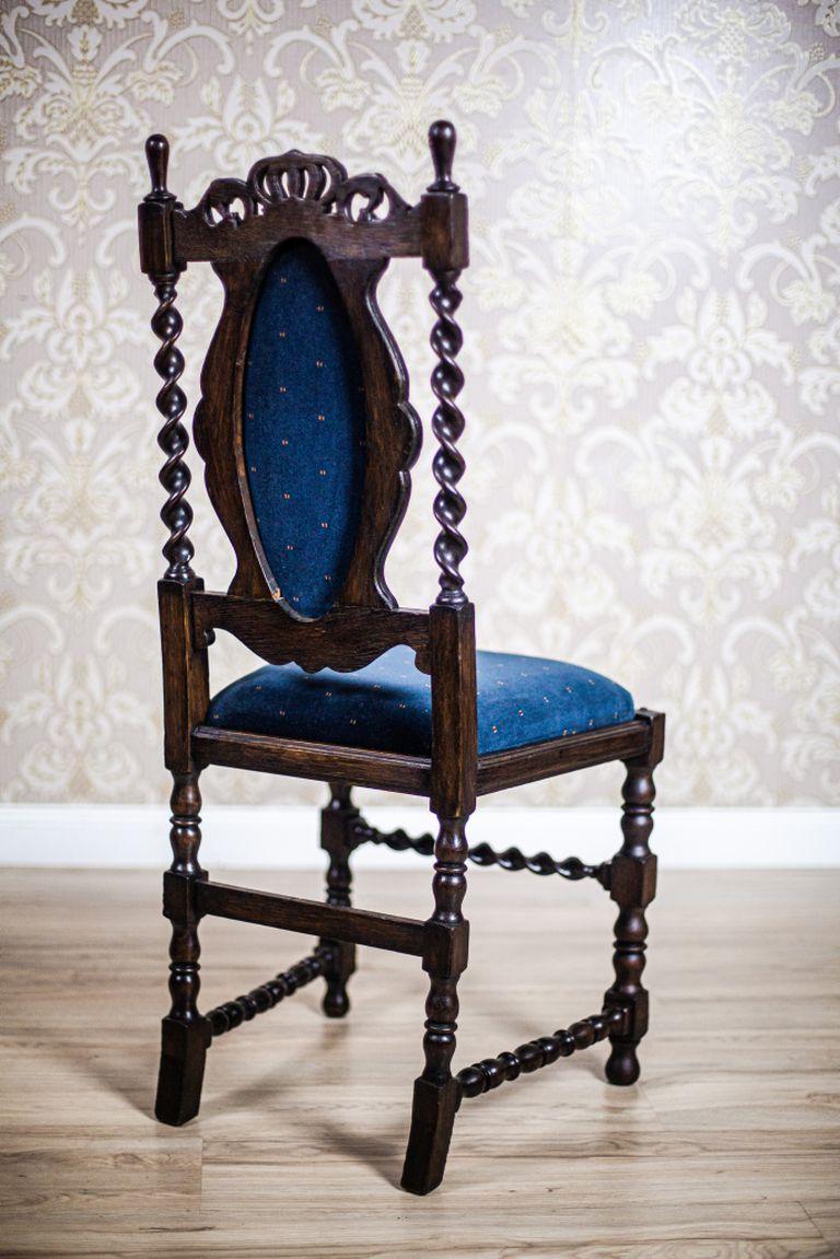 19th Century Eclectic Oak Carved Table with Chairs For ...