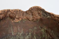 19th Century, Edo, Antique Japanese Burl Wood Pot 'Hibachi' Vessel