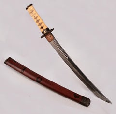 19th Century Edo-/Meiji Period Samurai Wakizashi Short Sword and Scabbard