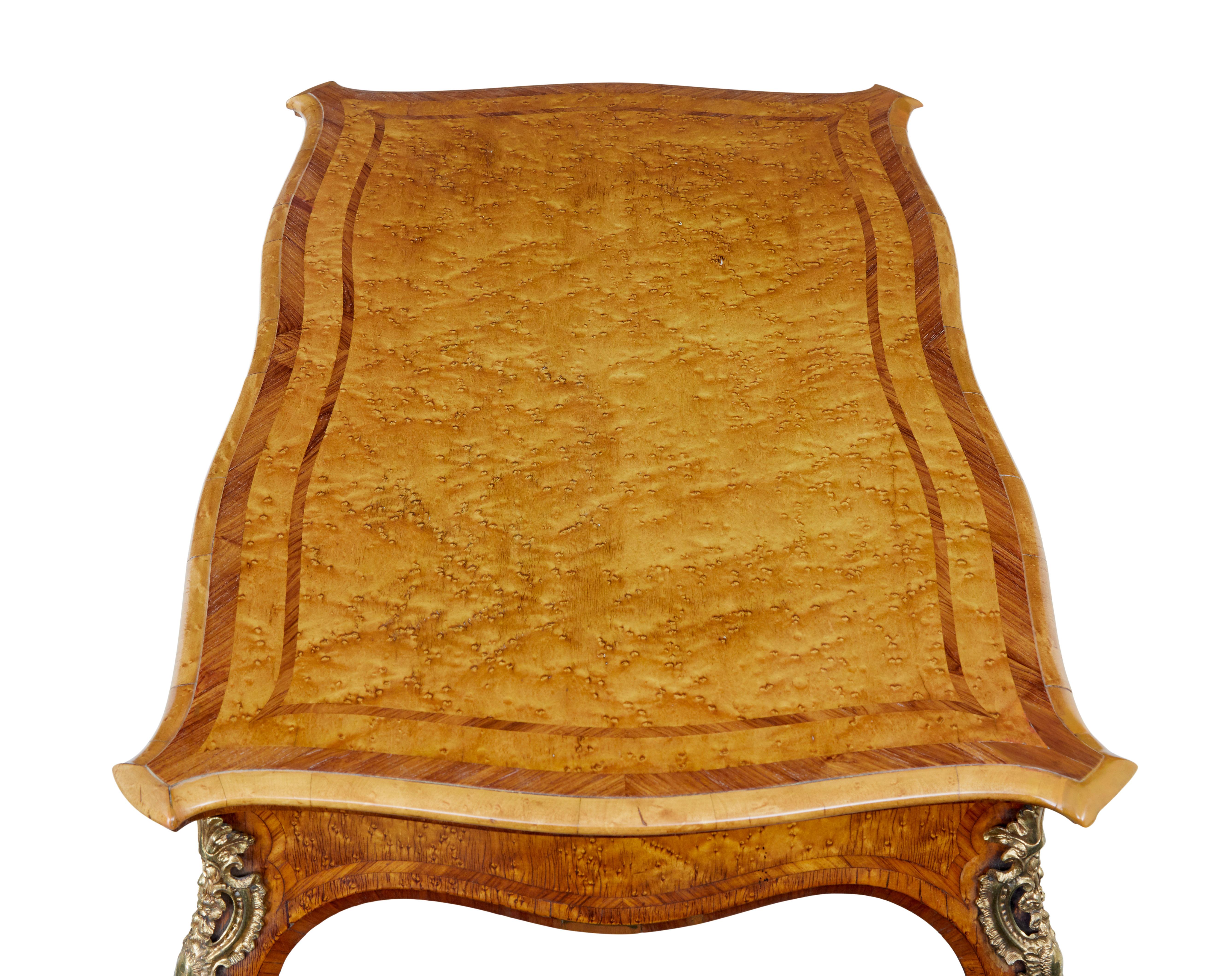 19th century Edwards and Roberts birds eye maple card table circa 1890.

Stunning quality card/game's table by Edwards and Roberts, with makers plaque on the underside.

Unusually for Edwards and Roberts this is made in birds eye maple, so can