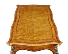 19th century Edwards and Roberts birds eye maple card table
