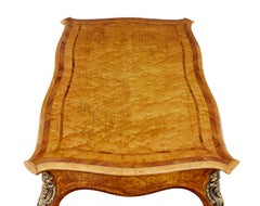 19th century Edwards and Roberts birds eye maple card table