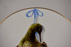 EF Bodley Staffordshire Dead Game Aesthetic Cabinet Plate:: A Snipe:: circa 1875