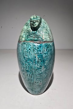 19th Century Egyptian Canopic Jar