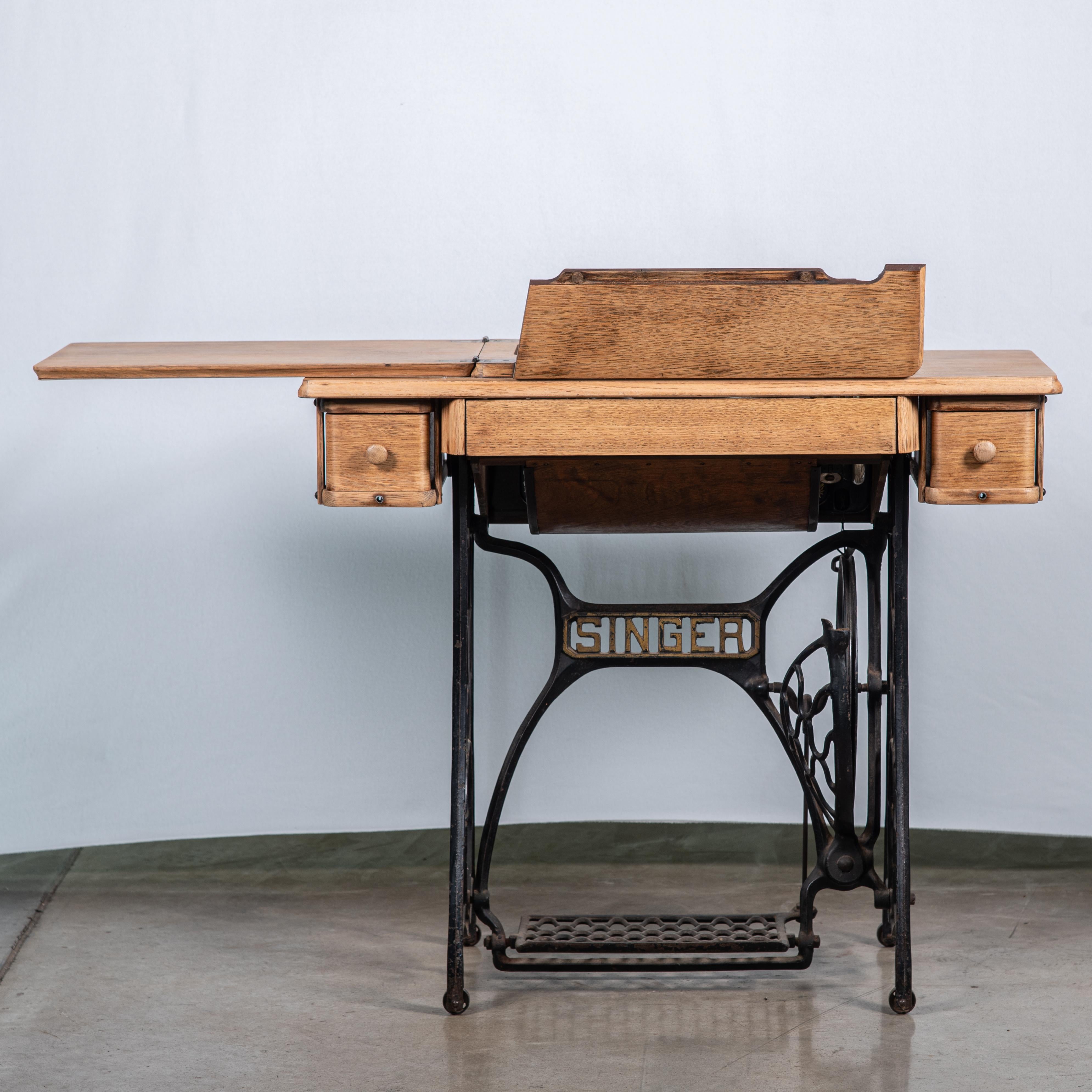 French 19th Century Egyptian Revival Style Singer Sewing Machine