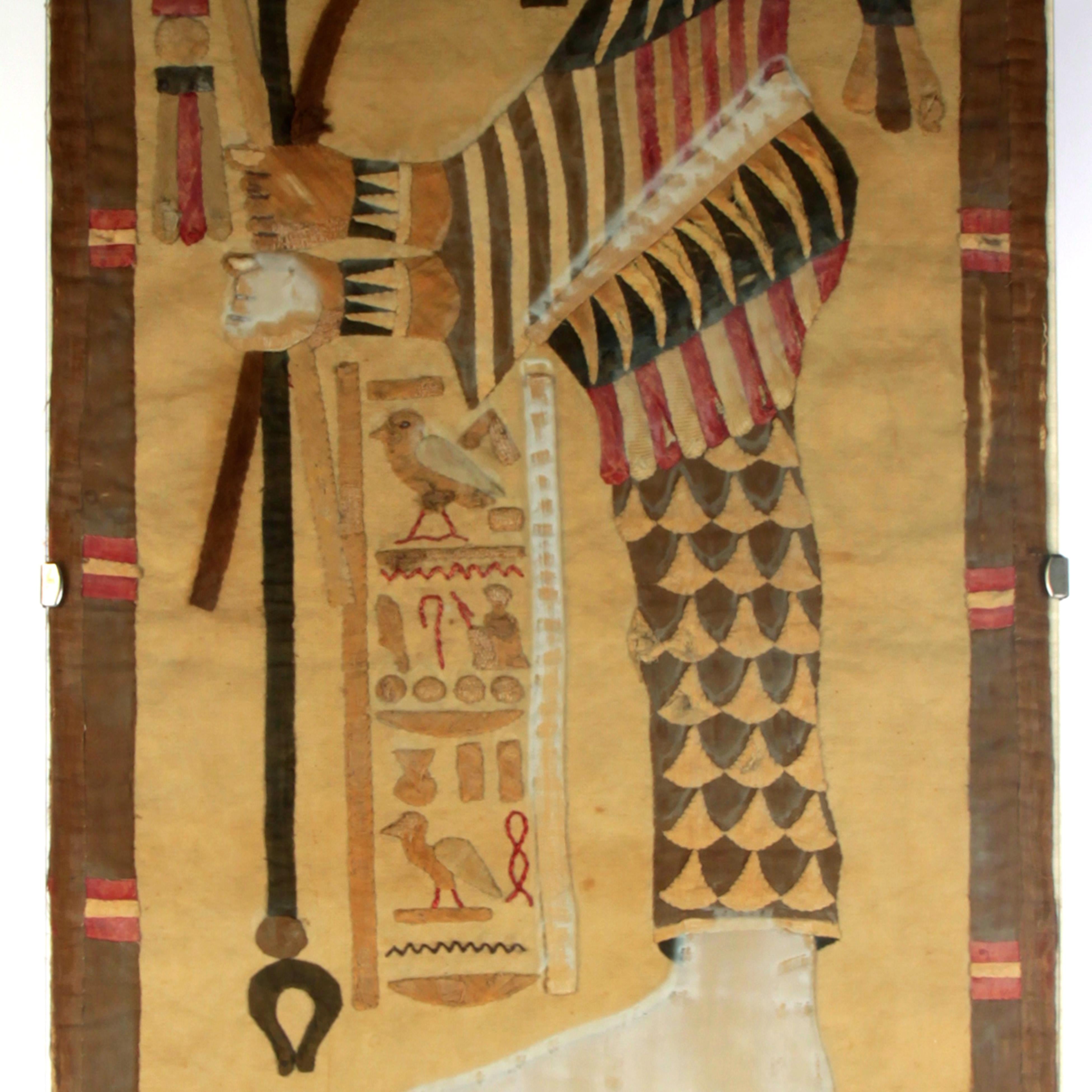 Ägyptisches Textilfragment aus dem 19. Jahrhundert im Zustand „Relativ gut“ im Angebot in Esbeek, NL