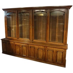 19th Century Eight Doors Mahogany Bookcase