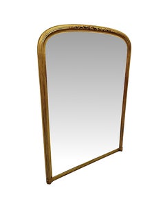 Specchio ad arco semplice ed elegante del XIX secolo