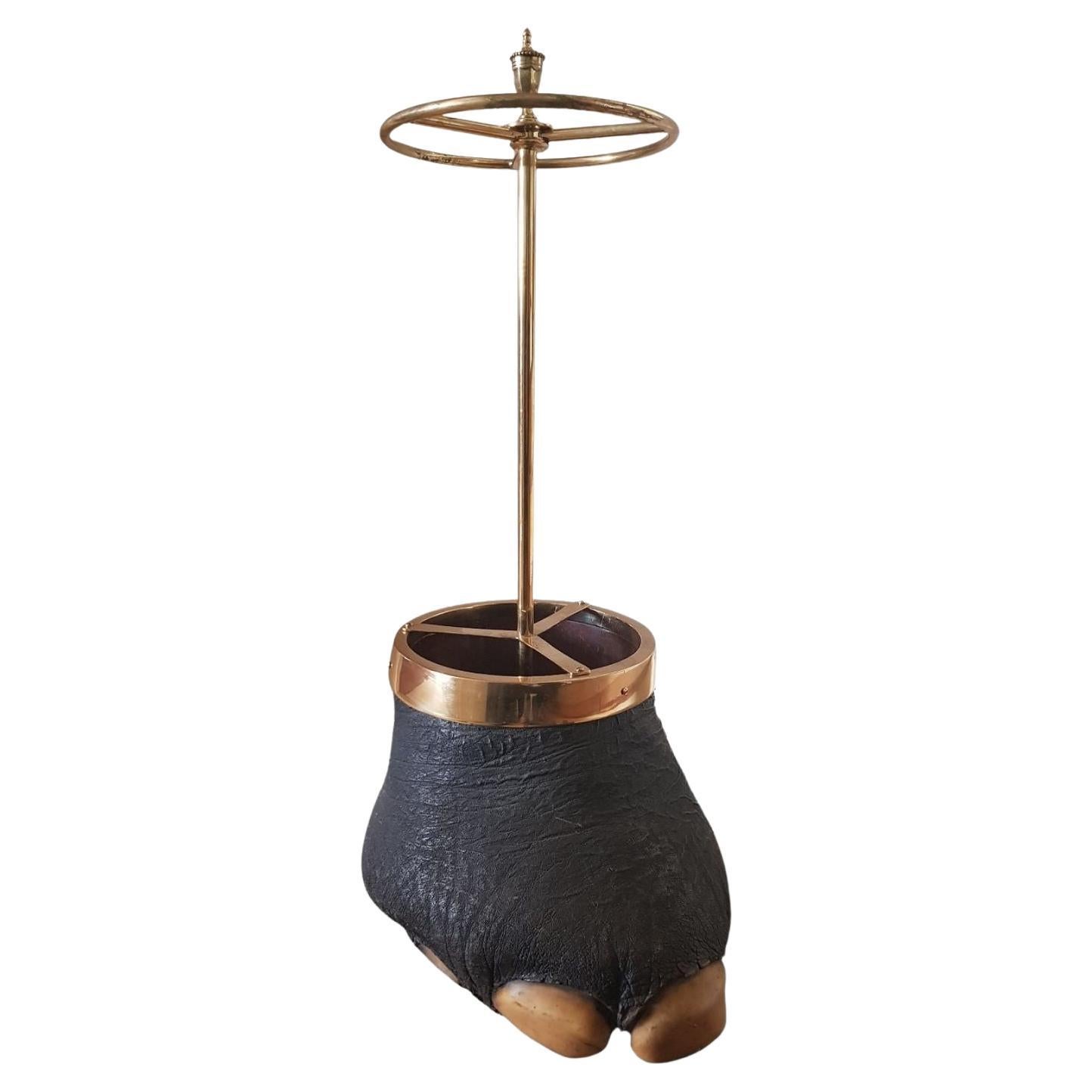 English Elephant Foot Umbrella Stand at 1stDibs