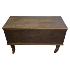 19th Century Elm Box on Wheels  This is a good elm box