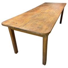 19th Century Elm Farmhouse Table