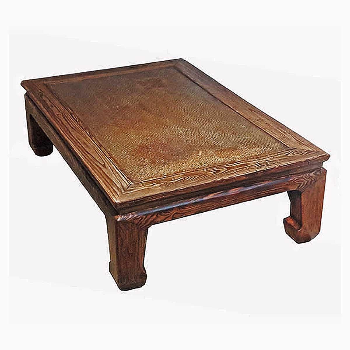 Qing 19th Century Elm Wood Coffee Table from China