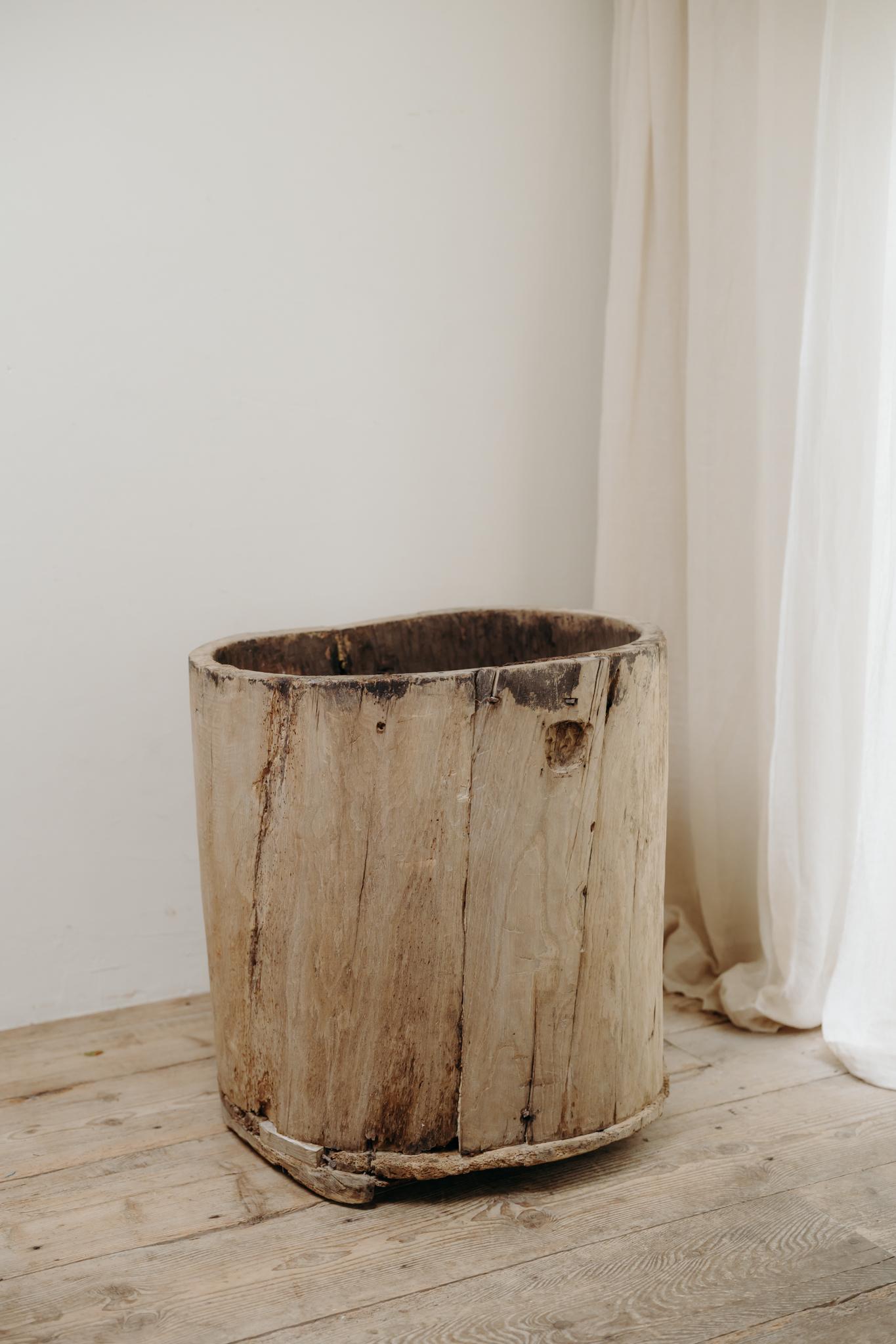 Tronco di piroga in legno d'olmo del XIX secolo in vendita 1