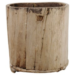 19th century elmwood dugout treetrunk