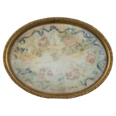 19th Century Empire Bronze Marble Painted France Try Centerpiece