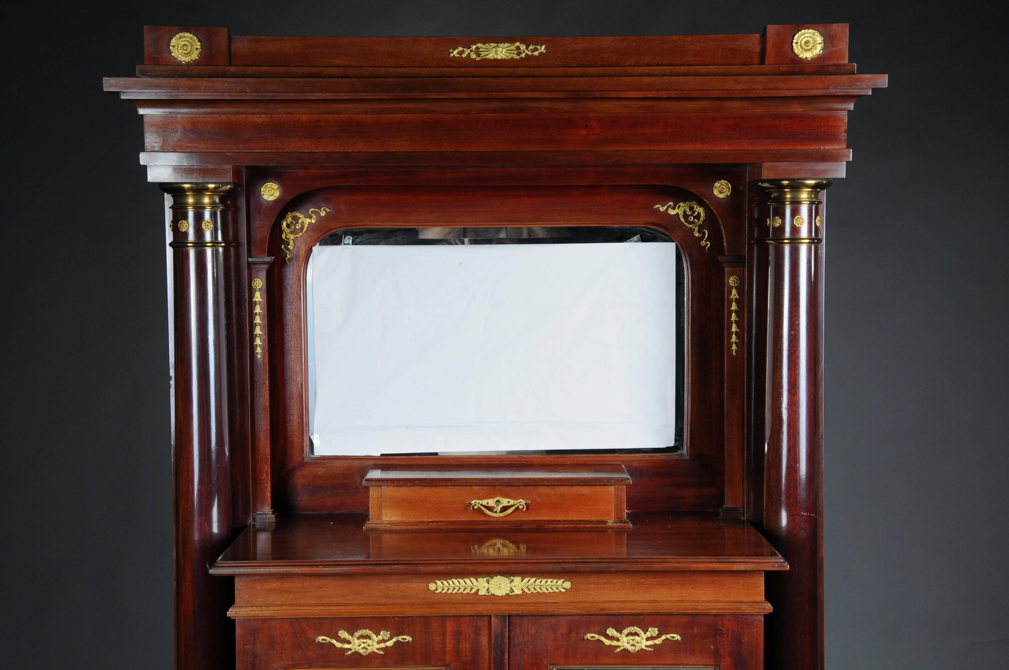 Empire Revival 19th Century Empire Buffet Cabinet, 1890 For Sale