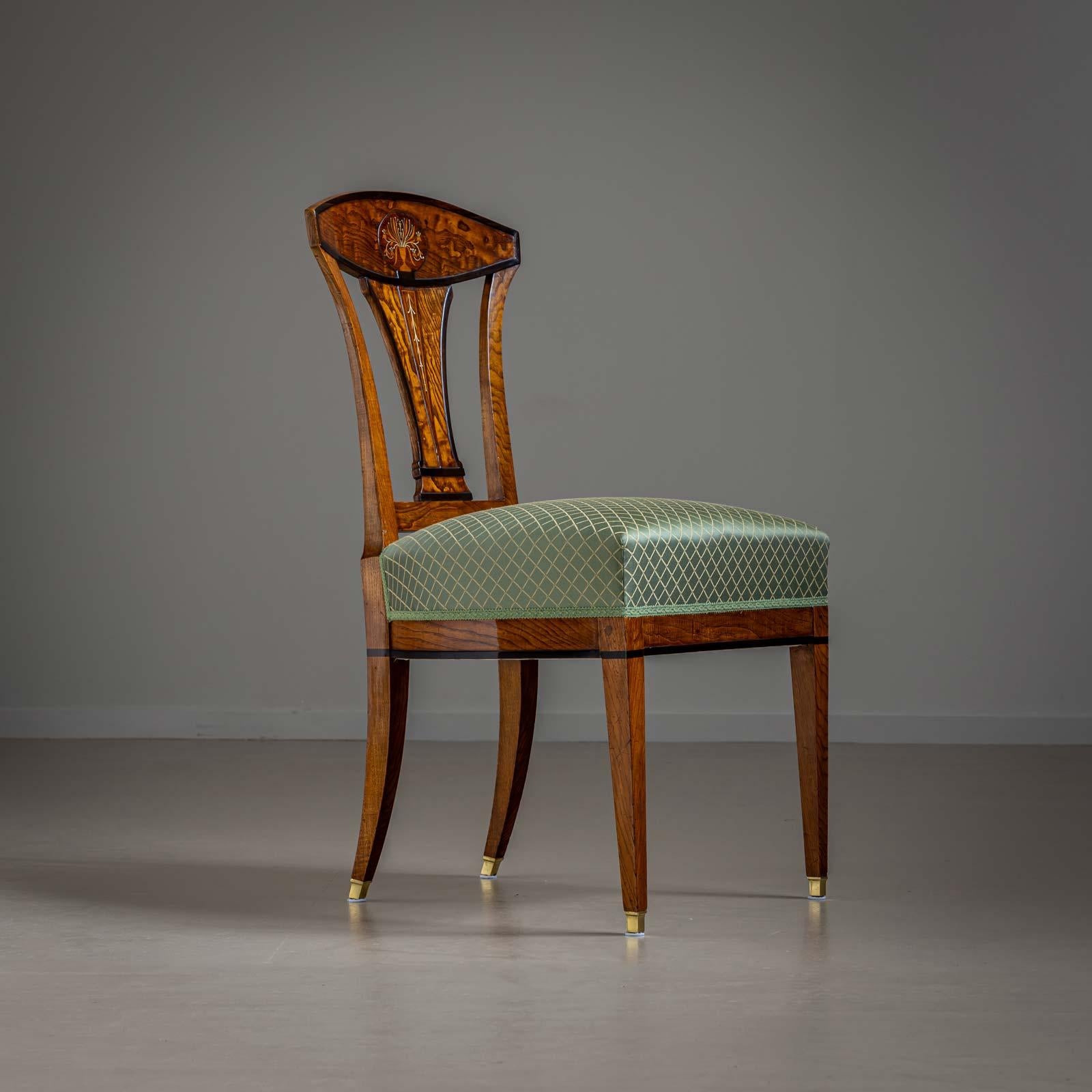 19th Century Biedermeier Side Chairs, Vienna around 1810 In Good Condition For Sale In New York, NY