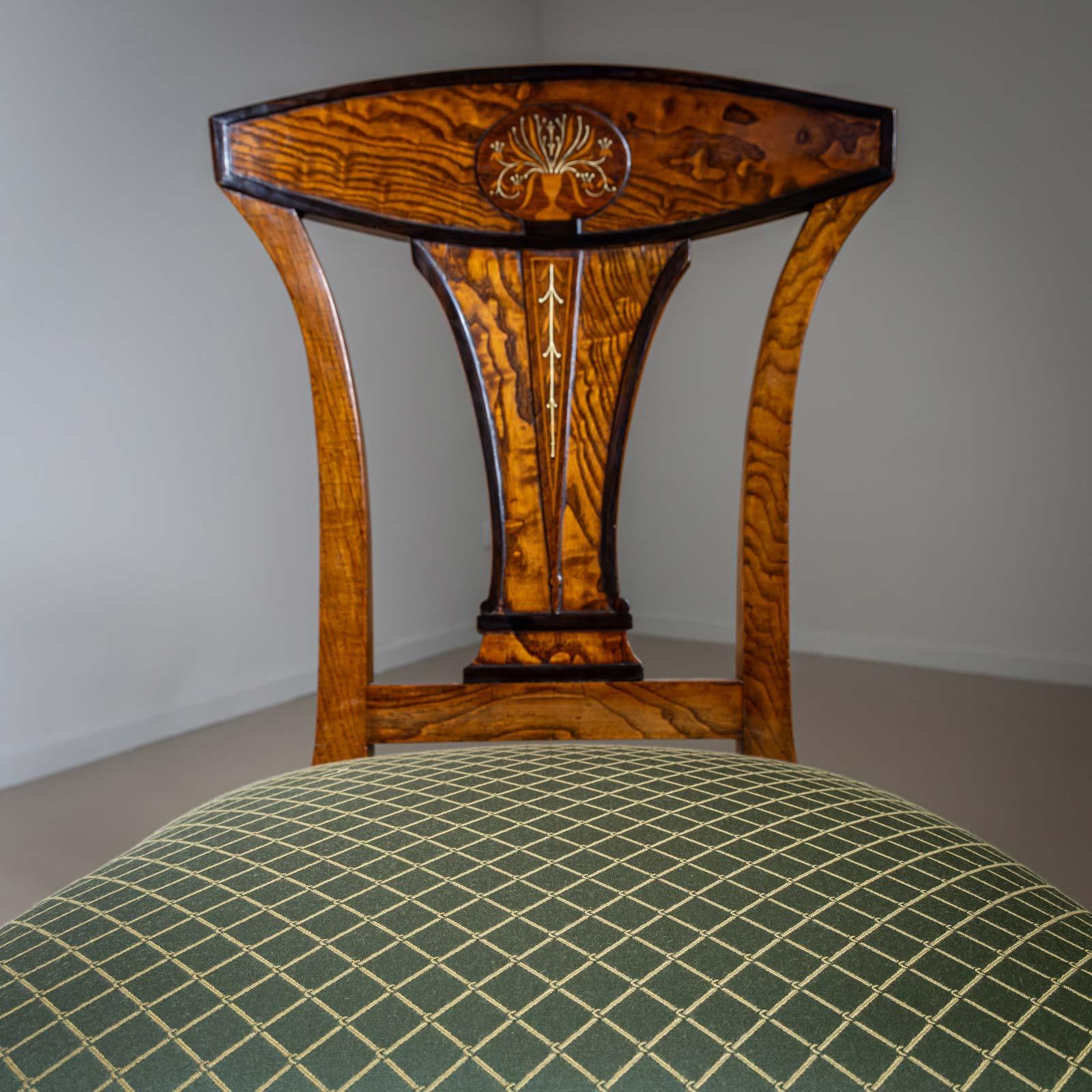 19th Century Biedermeier Side Chairs, Vienna around 1810 For Sale 1