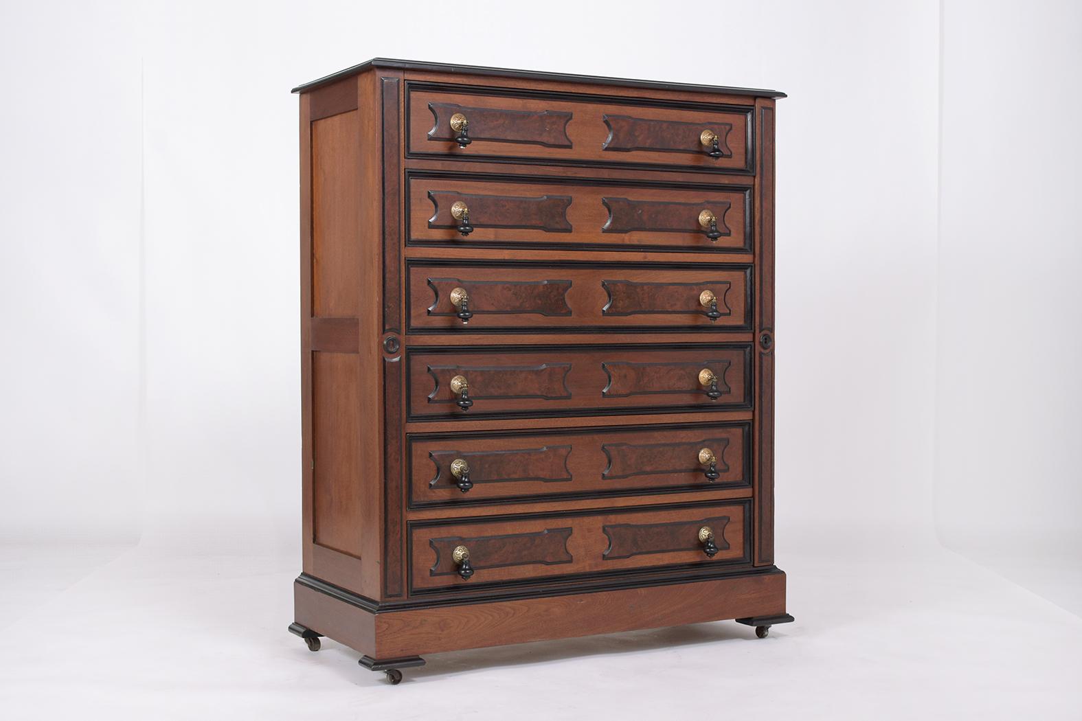 Antique Empire Style Chest of Drawers In Good Condition In Los Angeles, CA