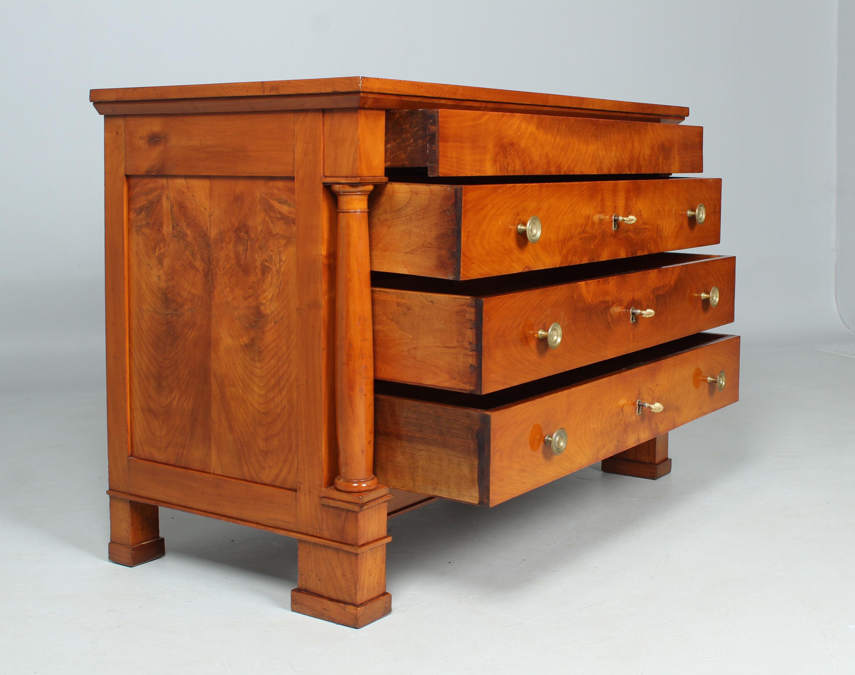 19th Century Empire Chest of Drawers, Cherry, France, circa 1830 6