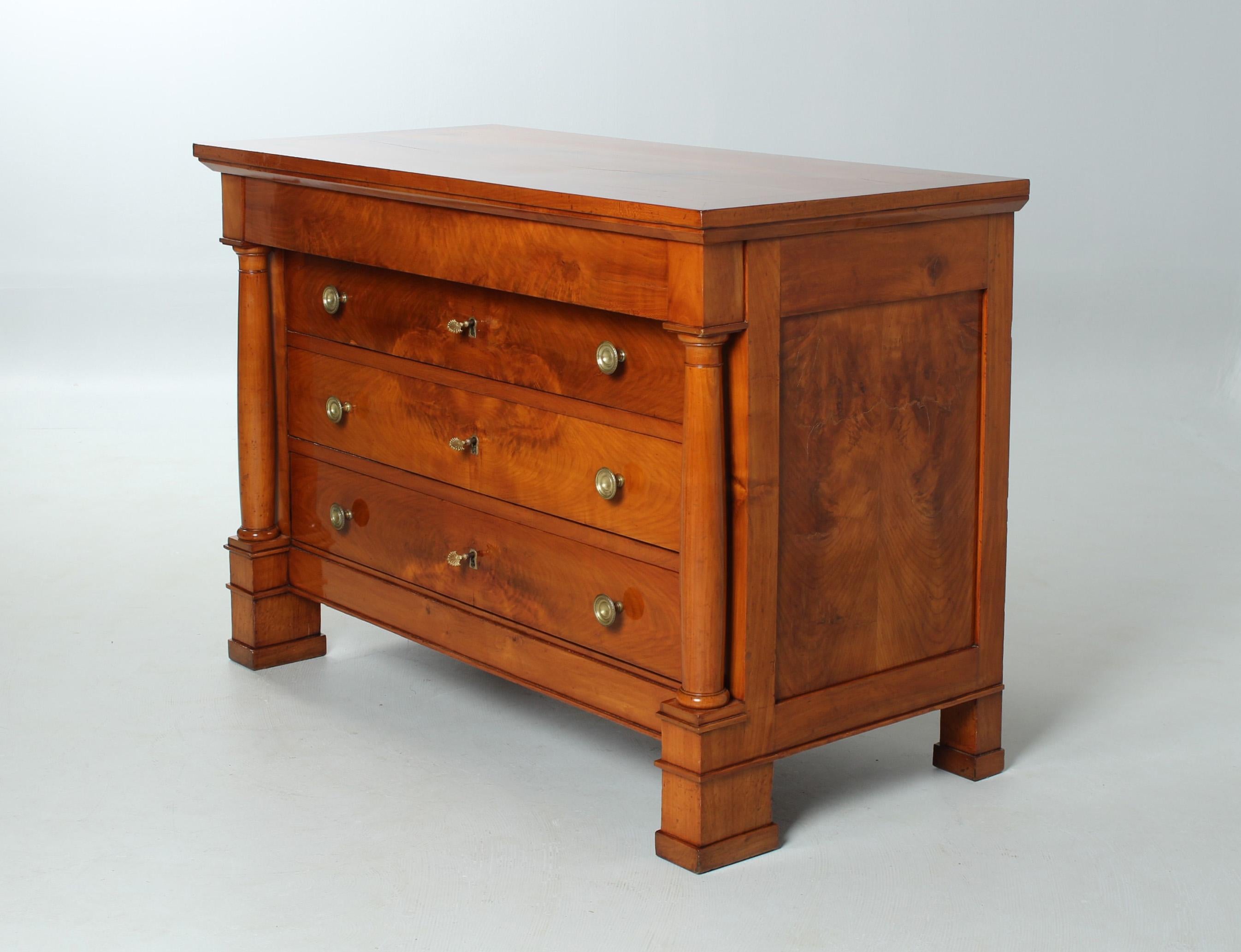 19th Century Empire Chest of Drawers, Cherry, France, circa 1830 10