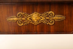 19th Century Empire Console Italy 1810 Marble Top Bronze Fittings