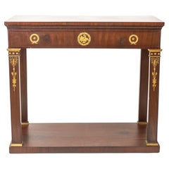 19th Century Empire Console Tuscany Italy around 1810 Bronce Fittings