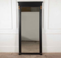 19th Century Empire Ebonised Mirror