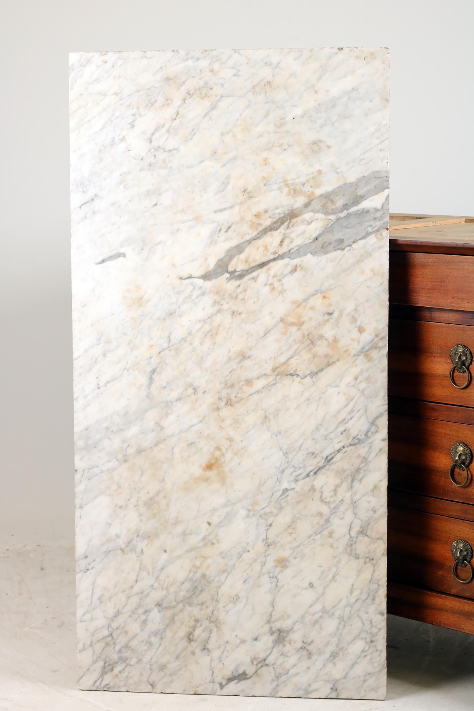 19th Century Empire French Chest of Drawers with marble on top For Sale 10