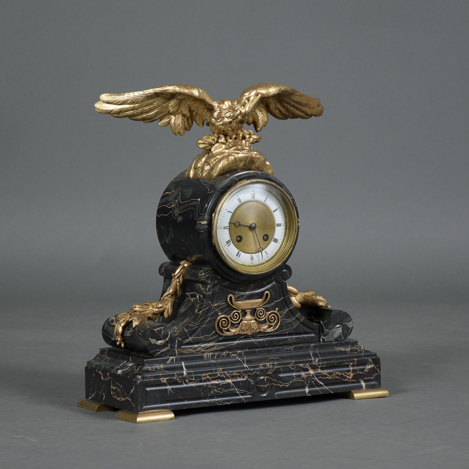 Early 19th Century Empire French Mantle Clock 1