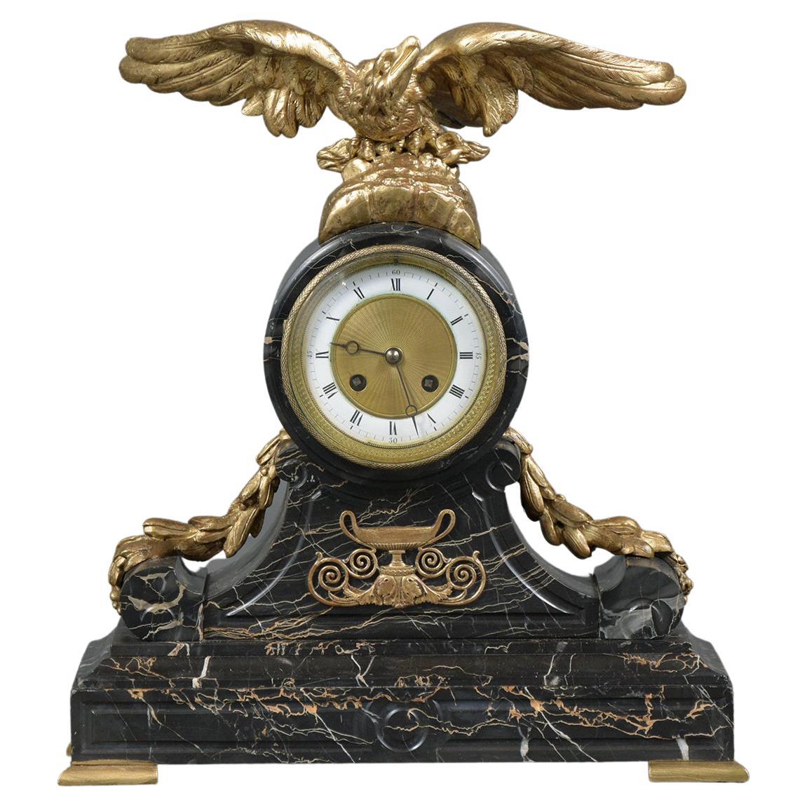 Early 19th Century Empire French Mantle Clock