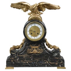 Antique Early 19th Century Empire French Mantle Clock