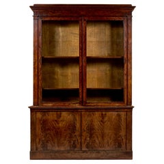 Used 19th century Empire Mahogany Bookcase 
